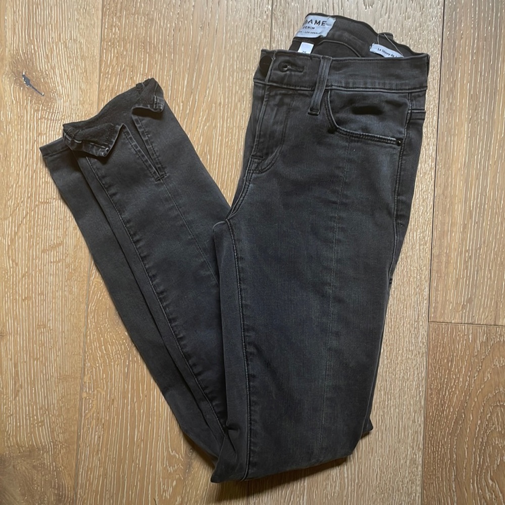 Frame skinny jeans with slits